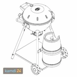 Outdoorchef Kensington 480 G Gas-Kugelgrill + Abdeckhaube + Chef Edition -Küchengrill Geschäft outdoorchef kensington 480 g gas kugelgrill abdeckhaube chef edition 21081 m 8