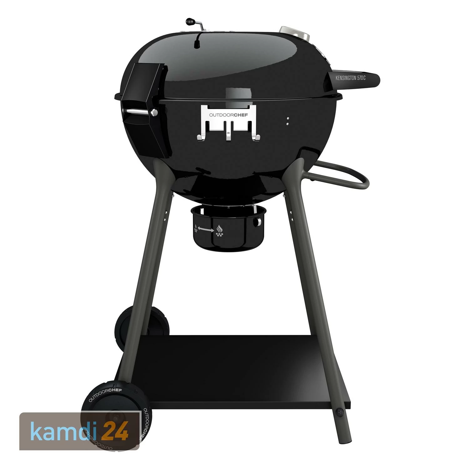 Outdoorchef Kensington 570 C Holzkohle-Kugelgrill + TOM COCO Grill-Kokoskohlebriketts 2er-Pack 3 Outdoorchef Kensington 570 C Holzkohle-Kugelgrill + TOM COCO Grill-Kokoskohlebriketts 2er-Pack – Bild 3