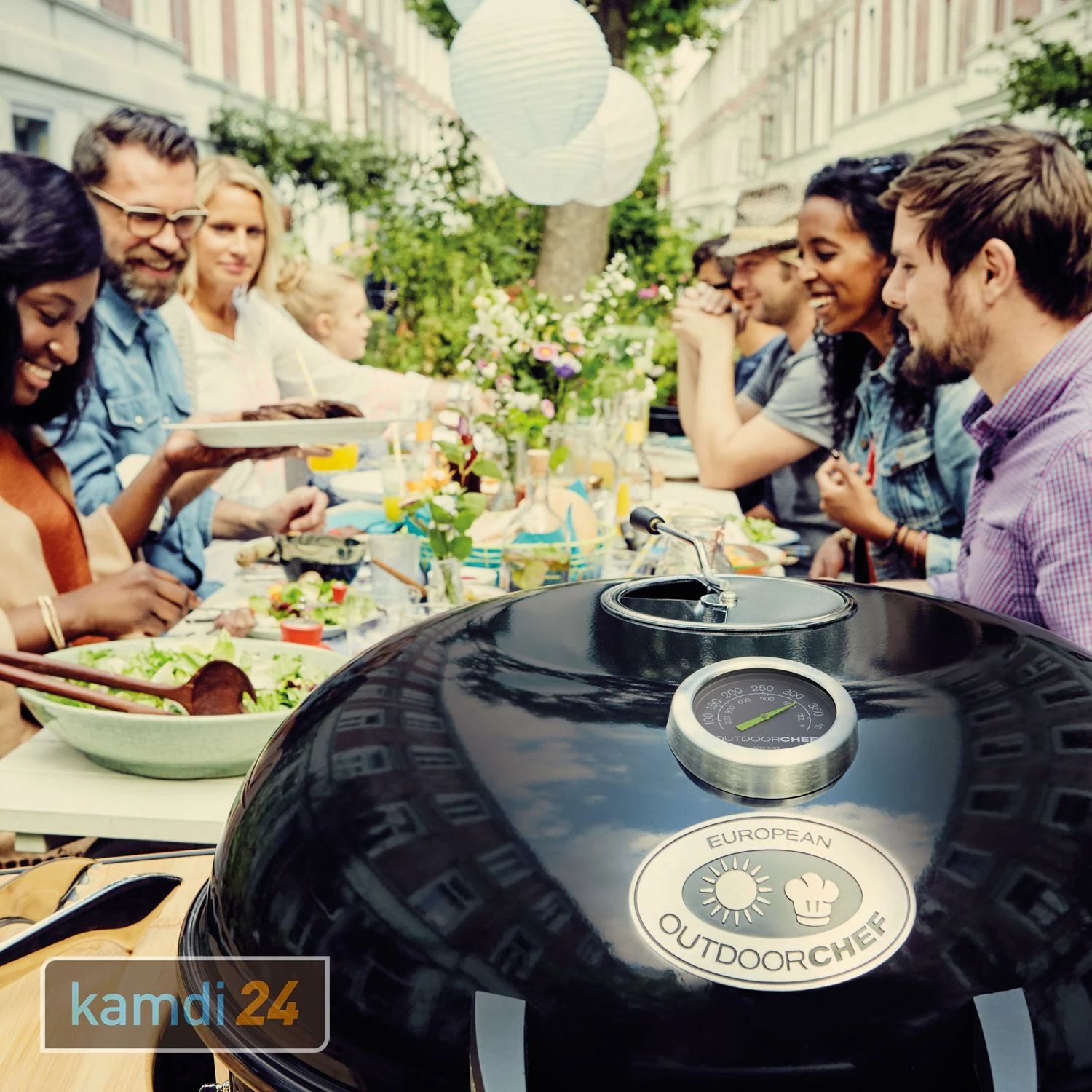 Outdoorchef Kensington 570 C Holzkohle-Kugelgrill + TOM COCO Grill-Kokoskohlebriketts 2er-Pack 8 Outdoorchef Kensington 570 C Holzkohle-Kugelgrill + TOM COCO Grill-Kokoskohlebriketts 2er-Pack – Bild 8