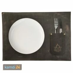 Rock'n'Rubs Tisch-Set Aus Leder Cognac Crunch -Küchengrill Geschäft rocknrubs tisch set aus leder cognac crunch 23969 m 1