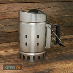 Rösle RÖSLE Anzündkamin Edelstahl + TOM COCO Grill-Kokoskohlebriketts 2er-Pack (6 Kg) -Küchengrill Geschäft roesle anzuendkamin edelstahl tom coco grill kokoskohlebriketts 2er pack 6 kg 14817 m 3