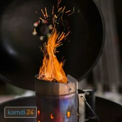 Rösle RÖSLE Anzündkamin Edelstahl + TOM COCO Grill-Kokoskohlebriketts 2er-Pack (6 Kg) -Küchengrill Geschäft roesle anzuendkamin edelstahl tom coco grill kokoskohlebriketts 2er pack 6 kg 14817 m 4