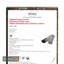 Rösle RÖSLE Grillwerkzeuge 3er Set -Küchengrill Geschäft roesle grillwerkzeuge 3er set 10406 m 6