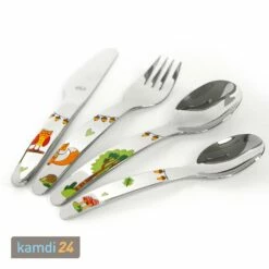 Rösle RÖSLE Kinderbesteck Waldfreunde Set 4-tlg. -Küchengrill Geschäft roesle kinderbesteck waldfreunde set 4 tlg 20088 m 1