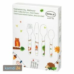 Rösle RÖSLE Kinderbesteck Waldfreunde Set 4-tlg. -Küchengrill Geschäft roesle kinderbesteck waldfreunde set 4 tlg 20088 m 9