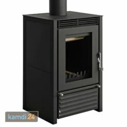 Schmitzker Marbella Compact Stahl Schwarz Wasserführender Kaminofen + Solar-Set 1 (7,52 M²) Mit Kombispeicher 600L + 1 SWT -Küchengrill Geschäft schmitzker marbella compact stahl schwarz wasserfuehrender kaminofen solar set 1 752 m mit kombispeicher 600l 1 swt 17668 m 1