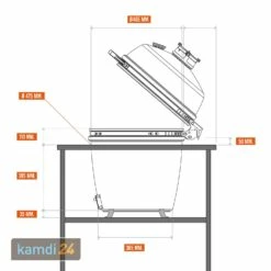 The Bastard VX Medium Complete Keramikgrill -Küchengrill Geschäft the bastard vx medium complete keramikgrill 25476 m 11