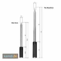 The MeatStick Einzelstick Temperaturfühler Schwarz 12 The MeatStick Einzelstick Temperaturfühler Schwarz -Küchengrill Geschäft the meatstick einzelstick temperaturfuehler schwarz 20485 m 4