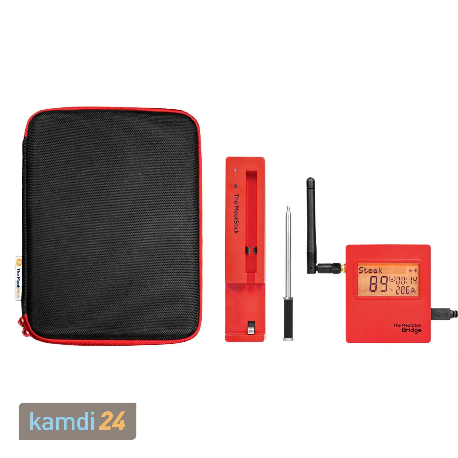 The MeatStick Set 3: The MeatStick Mit WiFi Bridge, Ladegerät Und Transporttasche 2 The MeatStick Set 3: The MeatStick Mit WiFi Bridge, Ladegerät Und Transporttasche – Bild 2