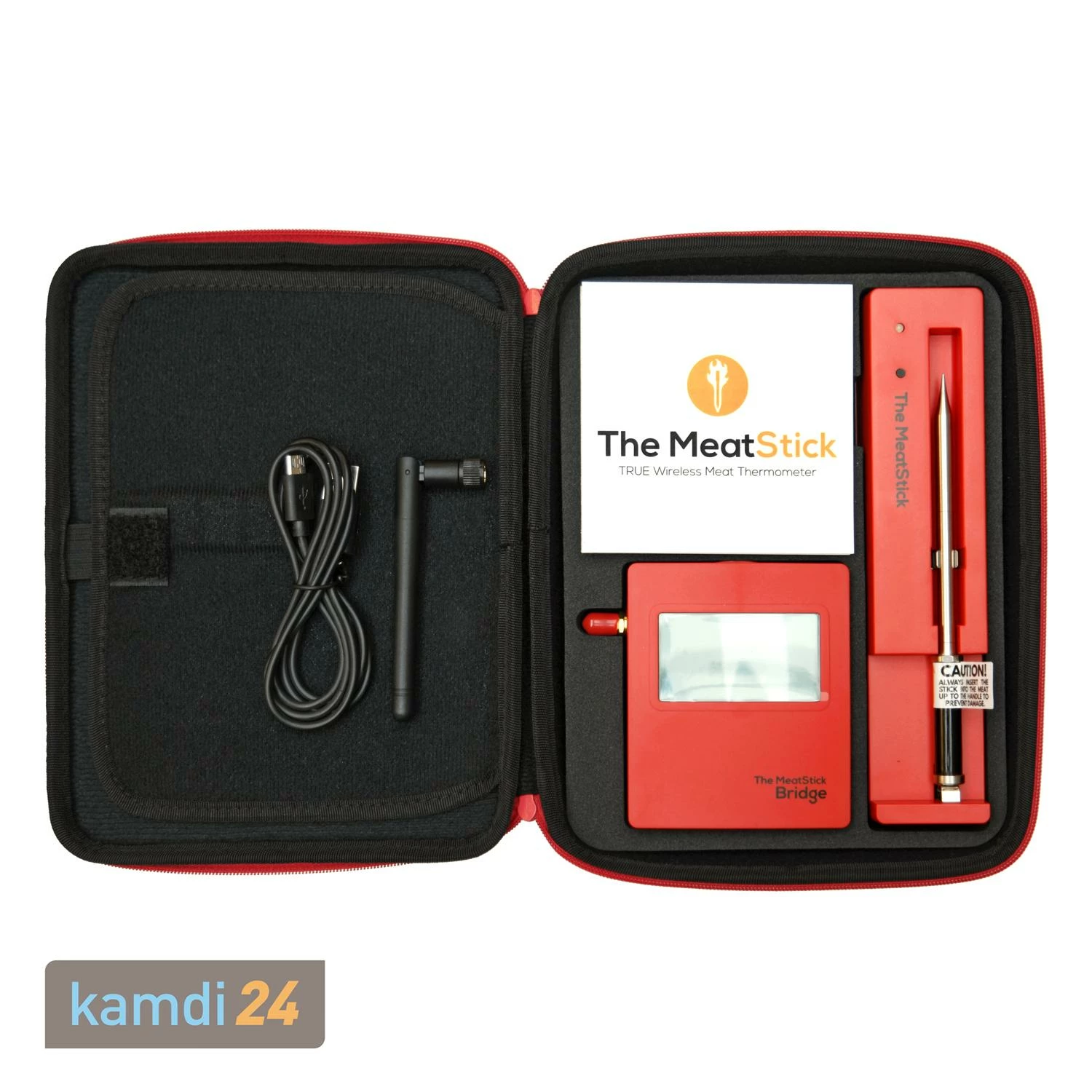 The MeatStick Set 3: The MeatStick Mit WiFi Bridge, Ladegerät Und Transporttasche 1 The MeatStick Set 3: The MeatStick Mit WiFi Bridge, Ladegerät Und Transporttasche
