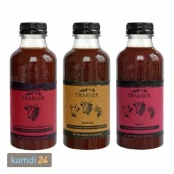 Traeger BBQ Soße 3er-Set: Texas Spicy, Traeger 'Que, Sugar Lips