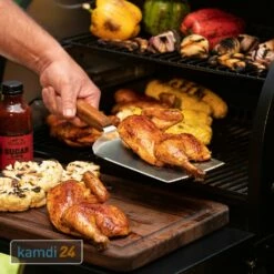 Traeger Extragroßer Fleisch- Und Fischwender Rechteckig -Küchengrill Geschäft traeger extragrosser fleisch und fischwender rechteckig 16670 m 9