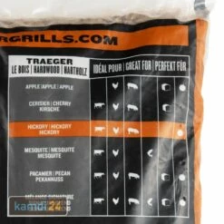 Traeger Hartholzpellets Hickory 9 Kg -Küchengrill Geschäft traeger hartholzpellets hickory 9 kg 22808 m 3