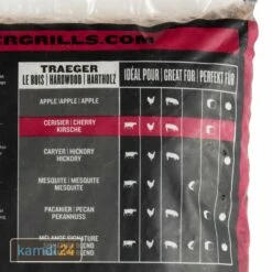 Traeger Hartholzpellets Kirsche 9 Kg -Küchengrill Geschäft traeger hartholzpellets kirsche 9 kg 22810 m 3