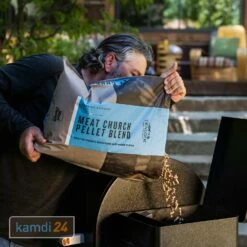 Traeger Hartholzpellets Meat Church Blend 8 Kg -Küchengrill Geschäft traeger hartholzpellets meat church blend 8 kg m 9