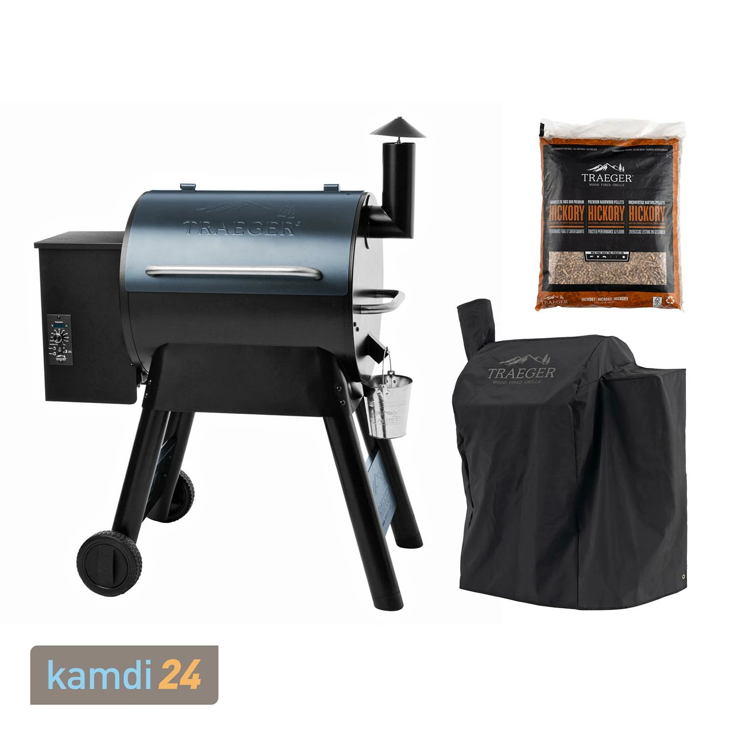 Traeger Pro Series 22 Pelletgrill Inkl. Abdeckhaube + 2x Hartholz Pellets Hickory 9 Kg 1 Traeger Pro Series 22 Pelletgrill Inkl. Abdeckhaube + 2x Hartholz Pellets Hickory 9 Kg