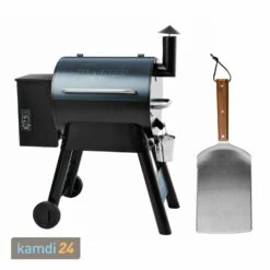 Traeger PRO SERIES 22 Pelletgrill Inkl. XXL Fleisch- Und Fischwender Rechteckig