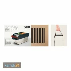 UNA Holzkohlegrill Cremeweiß -Küchengrill Geschäft una holzkohlegrill cremeweiss 12947 m 5