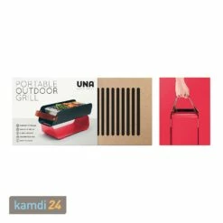 UNA Holzkohlegrill Erdbeerrot -Küchengrill Geschäft una holzkohlegrill erdbeerrot 12943 m 3