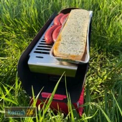 UNA Holzkohlegrill Erdbeerrot -Küchengrill Geschäft una holzkohlegrill erdbeerrot 12943 m 4
