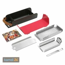 UNA Holzkohlegrill Erdbeerrot Geschenkset Mit Grillwein Weiß Und Rot Und Ankerkraut Gewürzmischung Weihnachtspups -Küchengrill Geschäft una holzkohlegrill erdbeerrot geschenkset mit grillwein weiss und rot und ankerkraut gewuerzmischung weihnachtspups 21877 m 3