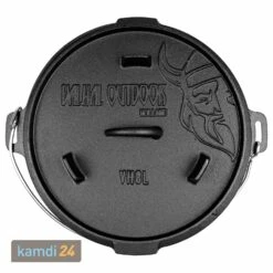Valhal Outdoor Dutch Oven 8 L Mit Füßen -Küchengrill Geschäft valhal outdoor dutch oven 8 l mit fuessen 25160 m 2
