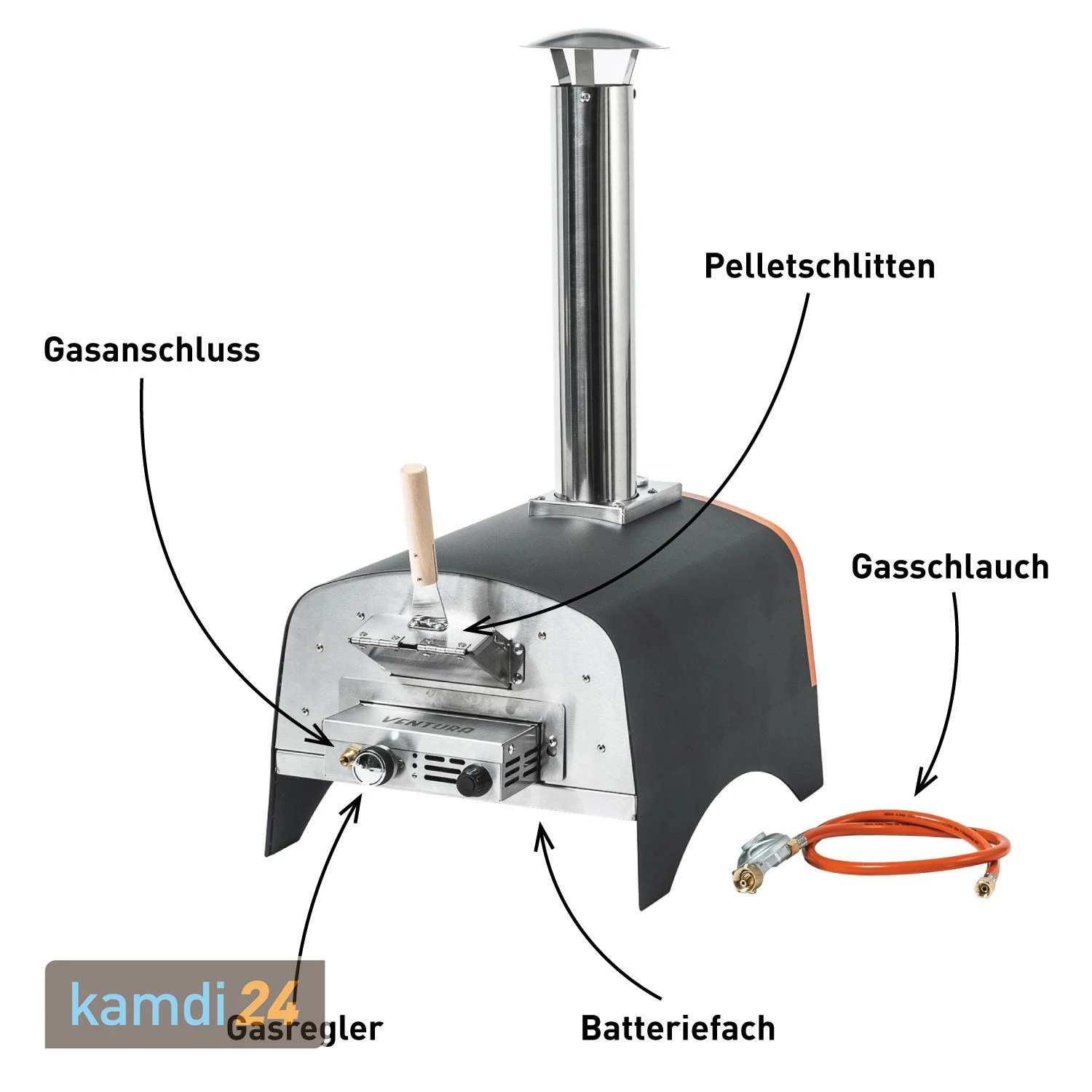 Ventura Hybrid Pizzaofen Speziale Inkl. Abdeckhaube 3 Ventura Hybrid Pizzaofen Speziale Inkl. Abdeckhaube – Bild 3