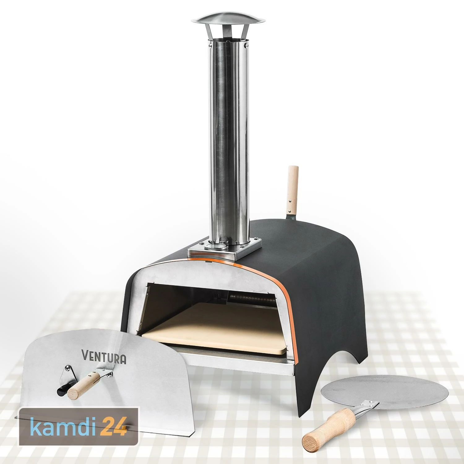 Ventura Hybrid Pizzaofen Speziale Inkl. Abdeckhaube 1 Ventura Hybrid Pizzaofen Speziale Inkl. Abdeckhaube