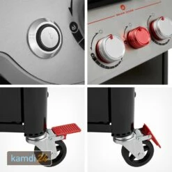 Weber Genesis E-335 Gas-Grillstation Schwarz -Küchengrill Geschäft weber genesis e 335 gas grillstation schwarz 25505 m 9