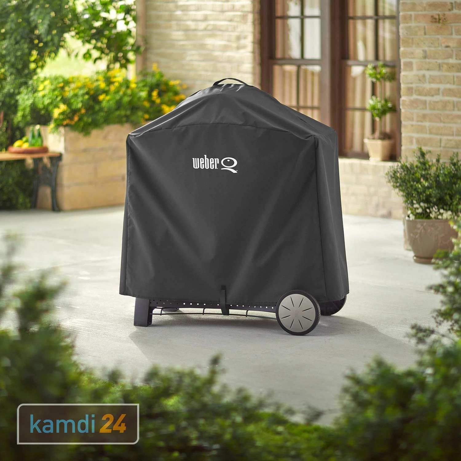 Weber Premium-Abdeckhaube Für Q-Grills Mit Rollwagen 3000 3 Weber Premium-Abdeckhaube Für Q-Grills Mit Rollwagen 3000 – Bild 3