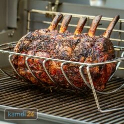 Weber Premium-Spare-Rib-Halter + Bratenkorb Edelstahl -Küchengrill Geschäft weber premium spare rib halter bratenkorb edelstahl 25779 m 2