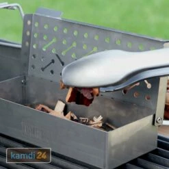 Weber Räucherbox Edelstahl Für Gasgrills Ab Q 200/2000 -Küchengrill Geschäft weber raeucherbox edelstahl fuer gasgrills ab q 200 2000 25872 m 4