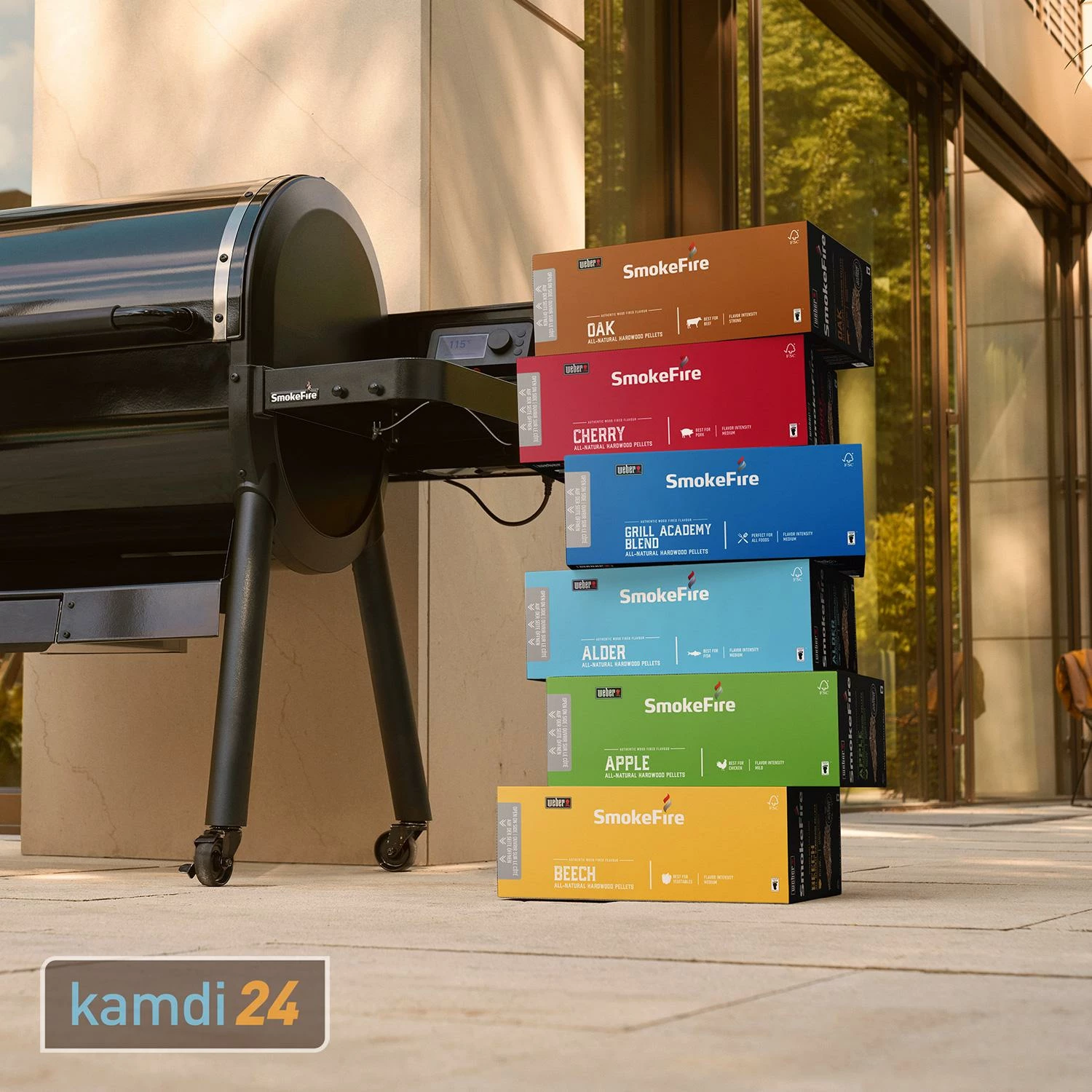 Weber SmokeFire-Hartholzpellets Kirsche 8 Kg 3 Weber SmokeFire-Hartholzpellets Kirsche 8 Kg – Bild 3