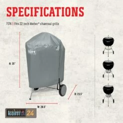 Weber Standard-Abdeckhaube Für Holzkohlegrills 57 Cm 5 Weber Standard-Abdeckhaube Für Holzkohlegrills 57 Cm -Küchengrill Geschäft weber standard abdeckhaube fuer holzkohlegrills 57 cm 25955 m 2