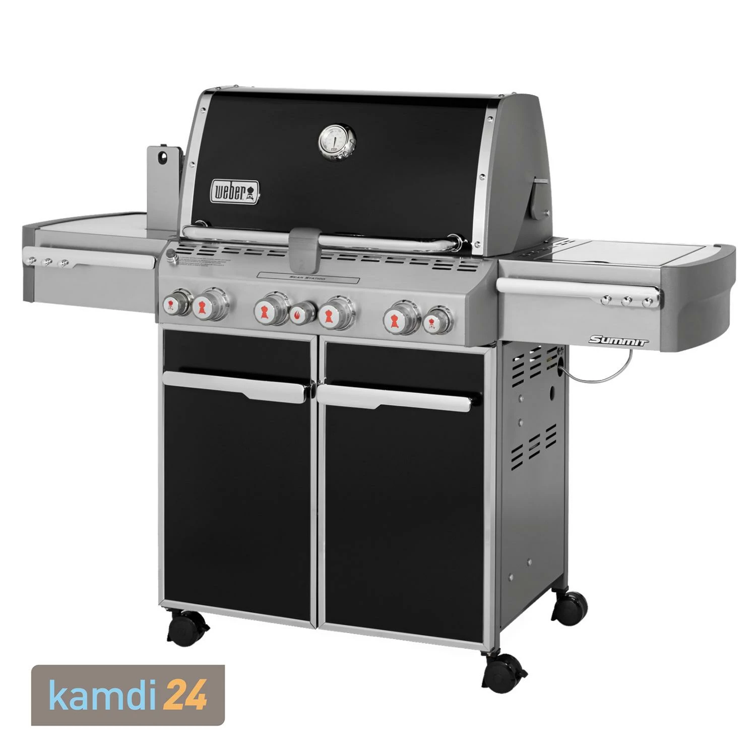 Weber Summit E-470 GBS Gas-Grillstation Schwarz 3 Weber Summit E-470 GBS Gas-Grillstation Schwarz – Bild 3