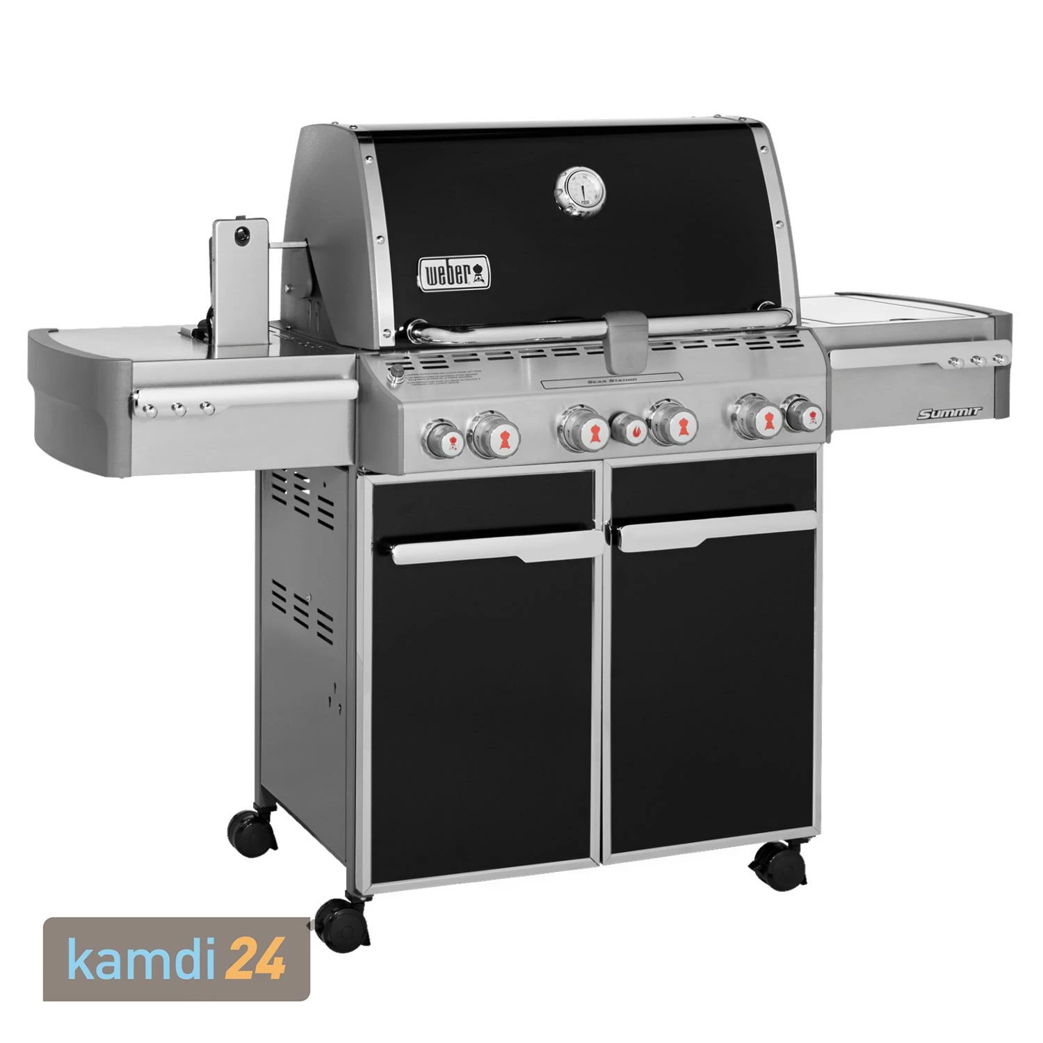 Weber Summit E-470 GBS Gas-Grillstation Schwarz 4 Weber Summit E-470 GBS Gas-Grillstation Schwarz – Bild 4