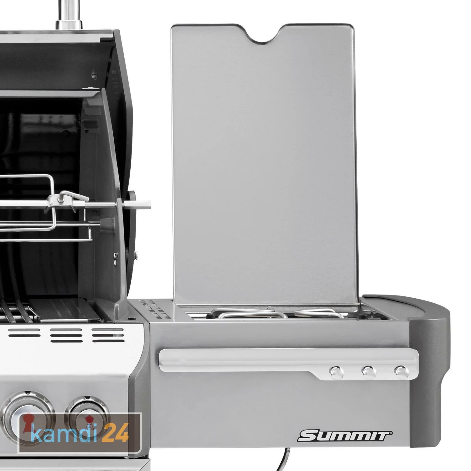 Weber Summit E-470 GBS Gas-Grillstation Schwarz 6 Weber Summit E-470 GBS Gas-Grillstation Schwarz – Bild 6