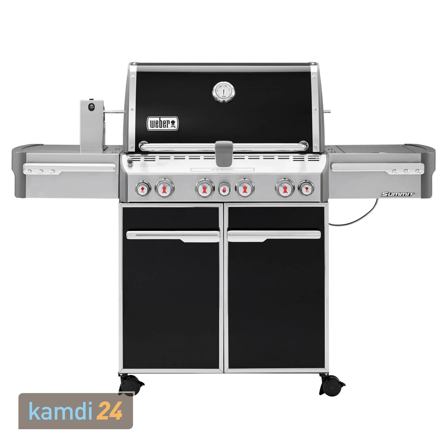 Weber Summit E-470 GBS Gas-Grillstation Schwarz 1 Weber Summit E-470 GBS Gas-Grillstation Schwarz