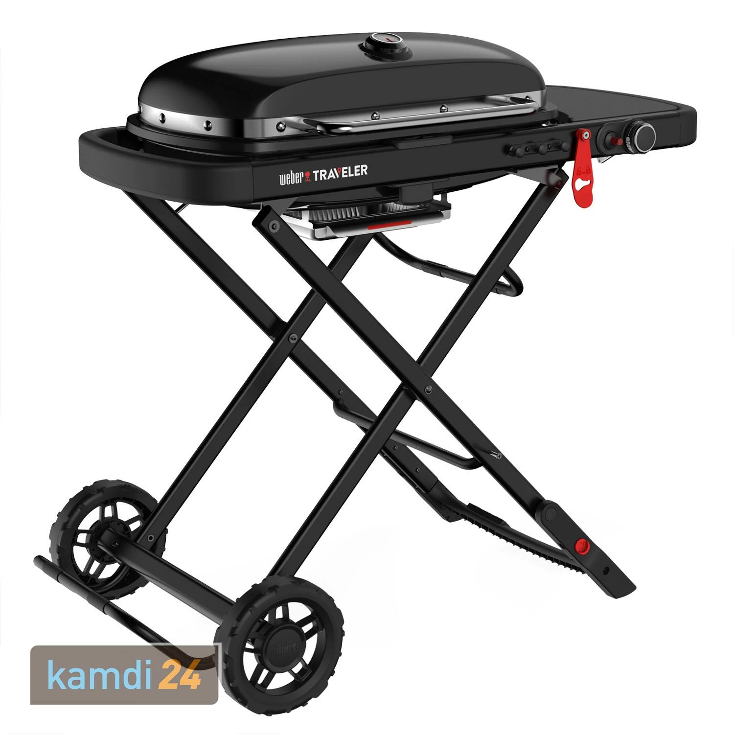 Weber Traveler Stealth Edition Gasgrill Schwarz 2 Weber Traveler Stealth Edition Gasgrill Schwarz – Bild 2