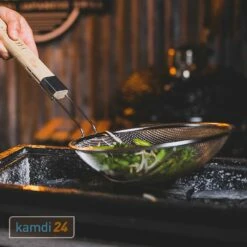 Yakiniku Feuersieb Mit Holzgriff -Küchengrill Geschäft yakiniku feuersieb mit holzgriff 23036 m 4