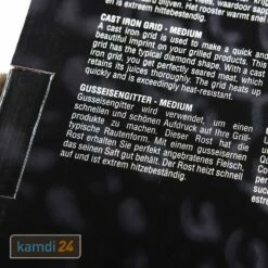 Yakiniku Gusseisenrost Mit Logo Für Keramik Grill Kamado M -Küchengrill Geschäft yakiniku gusseisenrost mit logo fuer keramik grill kamado m 22911 m 5