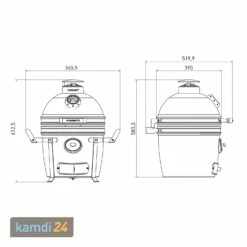 Yakiniku Keramik Grill Kamado Compact 13" Inkl. Campinggestell -Küchengrill Geschäft yakiniku keramik grill kamado compact 13 inkl campinggestell 20388 m 11