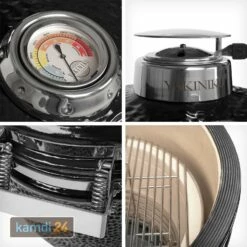 Yakiniku Keramik Grill Kamado Compact 13" Inkl. Campinggestell -Küchengrill Geschäft yakiniku keramik grill kamado compact 13 inkl campinggestell 20388 m 7