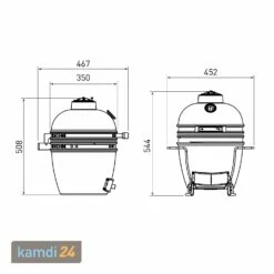 Yakiniku Keramik Grill Kamado Mini 11" Inkl. Tragegestell -Küchengrill Geschäft yakiniku keramik grill kamado mini 11 inkl tragegestell 20390 m 7