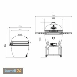 Yakiniku Keramik Grill Kamado XL 22" Mit Gestell Inkl. Pro-Set -Küchengrill Geschäft yakiniku keramik grill kamado xl 22 mit gestell inkl pro set 25670 m 11