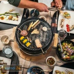 Yakiniku Shichirin Keramik Grill Rund Ø 30cm -Küchengrill Geschäft yakiniku shichirin keramik grill rund 30cm 20391 m 8