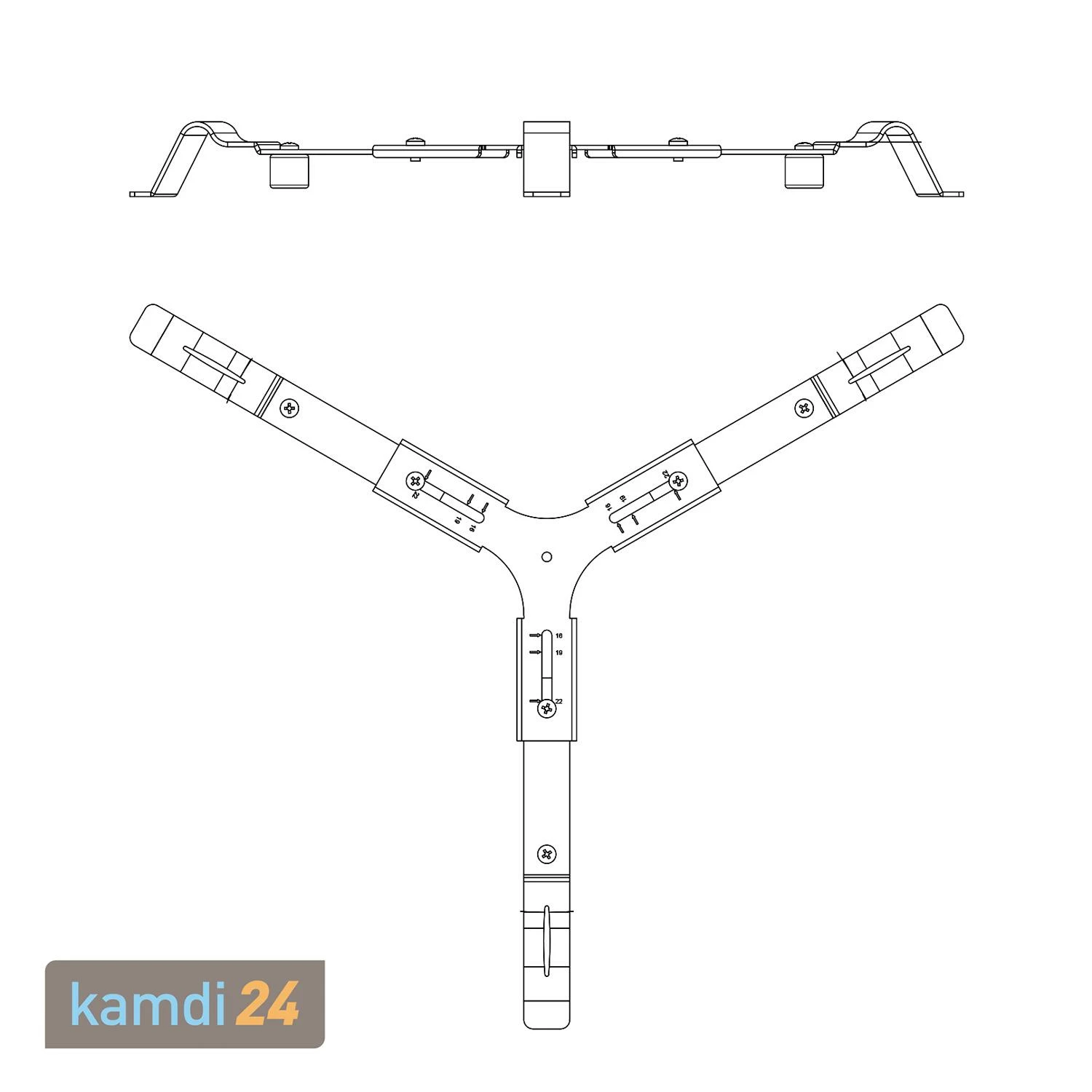 Yakiniku Tischgestell Für Keramik Grill Kamado M, L Und XL 2 Yakiniku Tischgestell Für Keramik Grill Kamado M, L Und XL – Bild 2